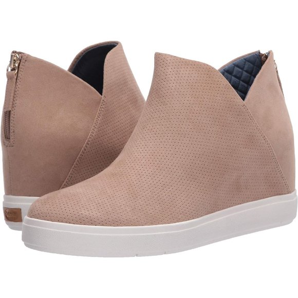 Dr. Scholl’s | Madison Hi Wedge Sneaker Boots|  Light Taupe | Size 8.5 - Picture 1 of 8